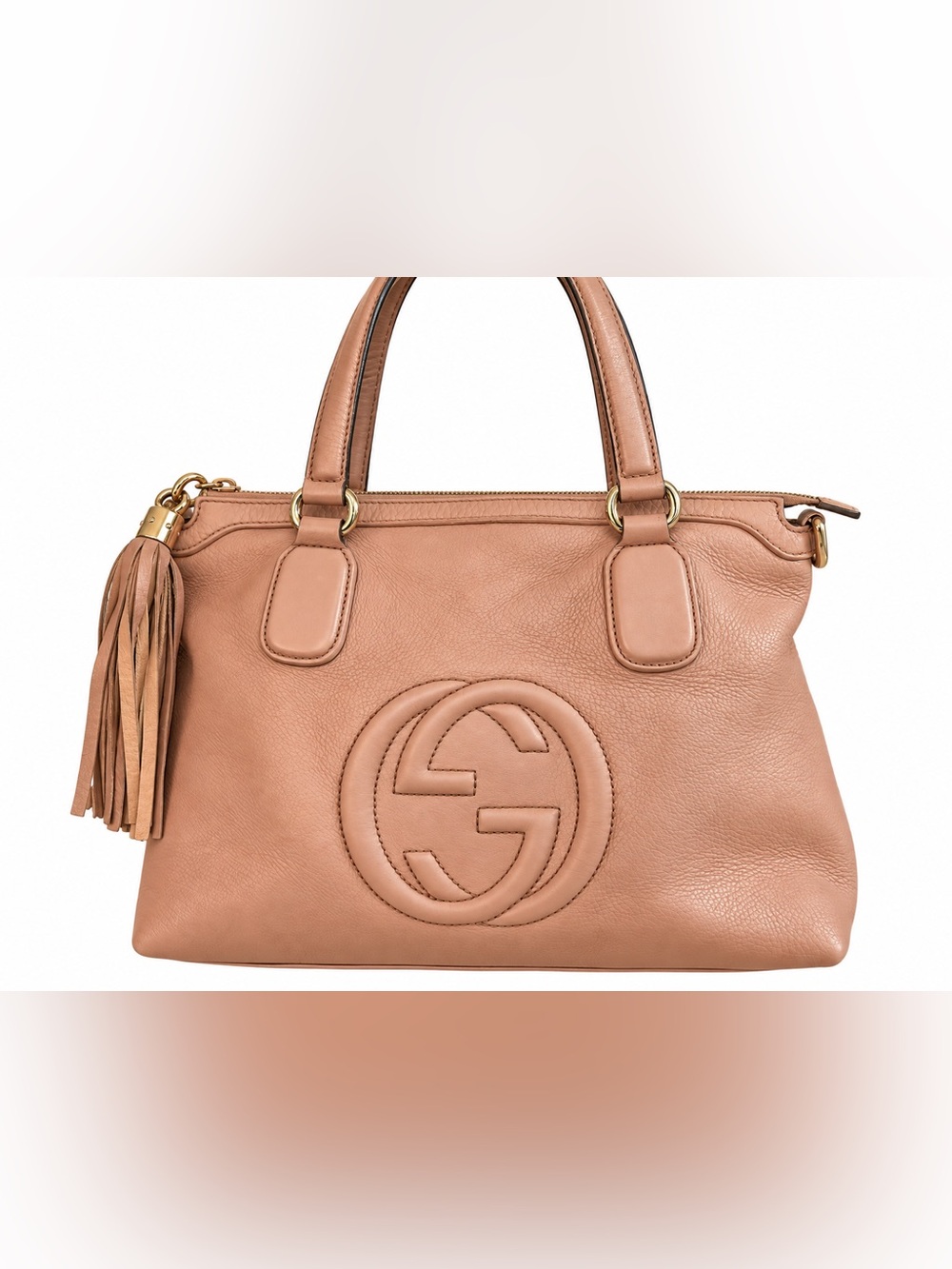 ✨RARE✨Gucci Japan Exclusive Soho Pebbled Leather 2-Way Working Tote Bag